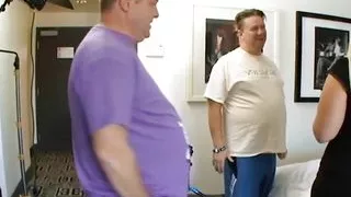 BBW lady penetrated in moist pussy b4 69 position blowjob