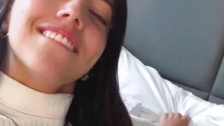 Big ass latina plays with her new clit sucker while waiting for daddy to come home - Santica Mahito