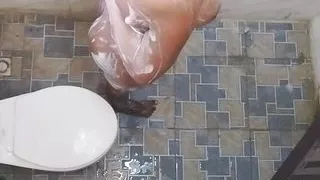 Switalice Daisy Being Recorded In The Shower And Playing With Her Trimmed Pussy