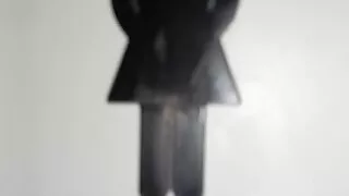 Hotel womens toilet wank and cumshot