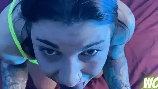 Wow! Deep throat, I got sucked, I came, and I got milk up my ass