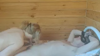 The Wife Took Off Her Chastity Belt Allowed Her To Cum And Fed Her Husband With Sperm