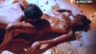 Desi Indian Marriage Anniversary Special Candle Light Chocolate Sex With Hot Teen Sudipa