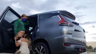 Car sex in public parking lot,cream pie anal fucked - Pinay Lovers Ph