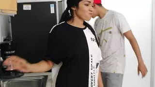 Hot amateur sex between horny stepbrothers home alone - Porn in Spanish