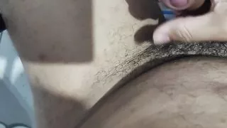 masturbating at home