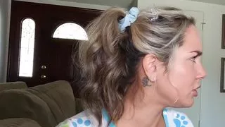 Cockriding stepdaughter fucked in pussy in POV by stepdad