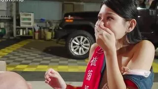 Horny slut Asain milf with big boobs cheating  with her boss