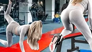 Gym girl fucks him extreme hardcore