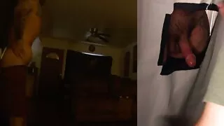 Straight muscle stud gets drained at glory hole