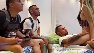 My best friend fucks my stepsister when I go to call my girlfriend