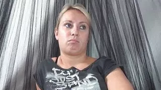 She can't resist the temptation and shoves the sex toy into