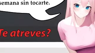 Spanish JOI con un juego para masturbarse.