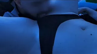 He licks my pussy until orgasm and then fucks me on the back