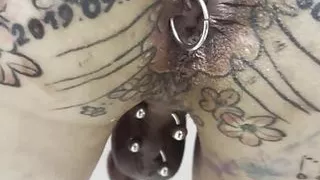 Piercing Anal TATTOO slave, Korean elegant and sexy Queen_Part B