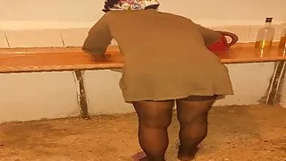 Retired model natural erotic stockings fetish in country house