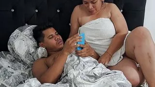 This mature is horny after a hot shower and wants my cock