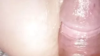 I took a close up of my wife's pussy with my cock inside.