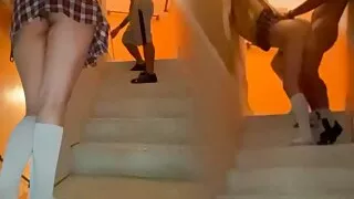 Große Nippel, Brutaler Sex, Latino, Muskel, Schule, Schülerin