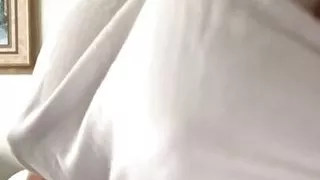 See through white tank top