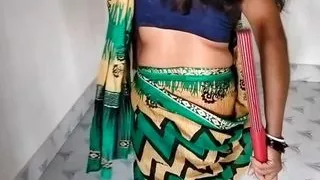 Green Saree indian Mature Sex In Fivester Hotel ( Official Video By Villagesex91)