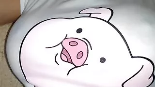 I find my stepsister in her pajamas and I fuck her before going to sleep