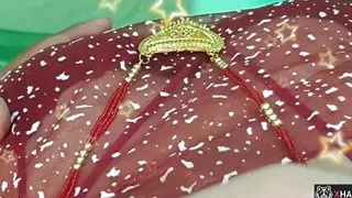 Beautiful Desi shy newly wedded couple romantic sex Play