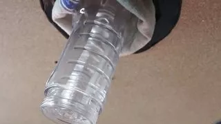 Hands free Fleshlight fuck on table