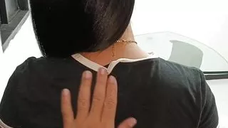 Big ass brunette giving my dick some tits POV - Porn in Spanish