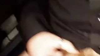 Risky night time car cum