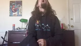 Guy With Cerebral Palsy Couldn't Keep Quiet With His Sensitive Cock