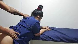 A relaxing massage for this sexy guy, he makes me so horny pt4 We end up fucking very well