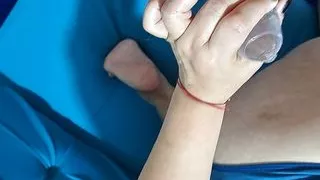 I surprise this sexy mature broadcasting live and I get hard pt2 I fuck her rich pussy doggy style