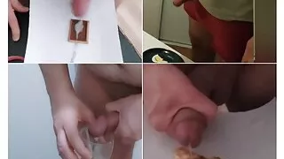 cum food compilation