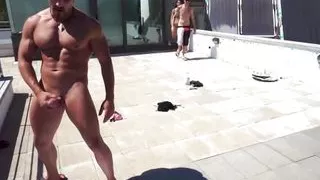 A beautiful blonde chick from Germany gets a deep ass fuck