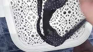 Girl panties cum