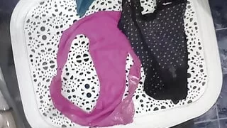 Girl panties after work