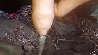 White Anaconda pee Big