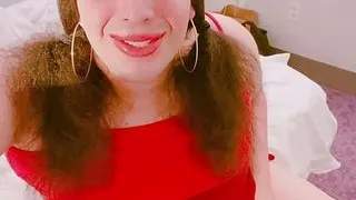 Self facial indulging shemale sexretary