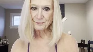 65 Year Old Danielle Dubonnet Catches Stepson Jerking Off