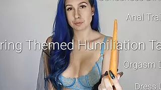 Preview: Spring Humiliation Task & Anal Training: Genderless Dirty Talk, Dress Up & Orgasm Denial