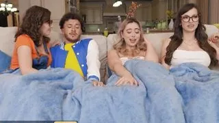 Lexi Luna Plays With Chloe Surreal Before Sharing Her Bf's Dick With Her Stepdaughter Leana Lovings - Brazzers