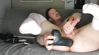 French Self Fuck and Cuming in my own Ass with BBC