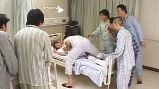 Creampied asian nurse fucks her patients