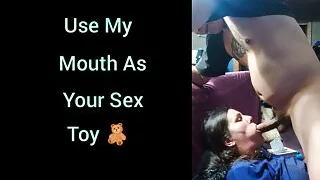Wife Deep Throats and Face Fucks for the First Time
