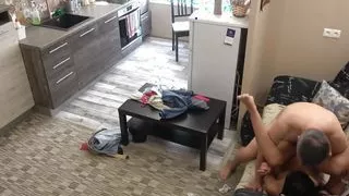 I fucked my stepdaughter in the kitchen without my wife
