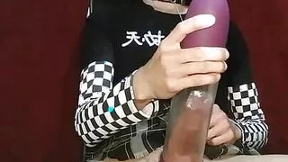 I love my new pump to enlarge my penis but I love masturbating with my fleshlight even more to cum