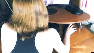 Teen Gamer Rough Ass Fucked and Creampie Right During Counter Strike Match