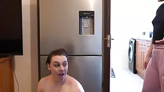 Caught! Stepmom Catches Stepsiblings Fucking with Face Full of Cum!