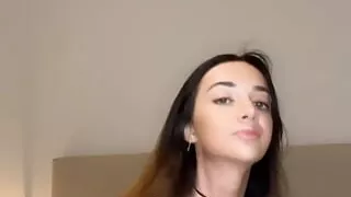 Cute teen feeling pretty